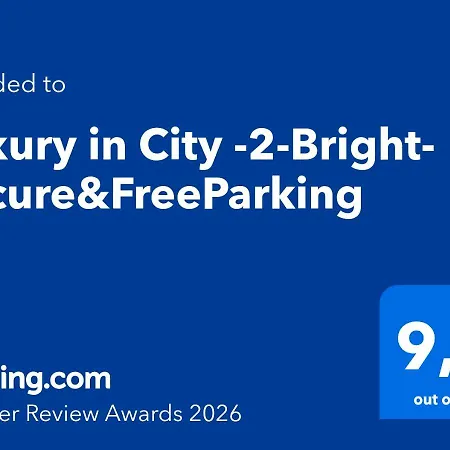 Appartamento Luxury In -2-bright-secure&freeparking *